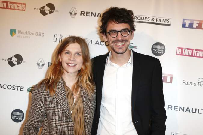 Clémence Poésy et le réalisateur Hugo Gélin. Ce dernier l'a dirigée dans Demain tout commence
