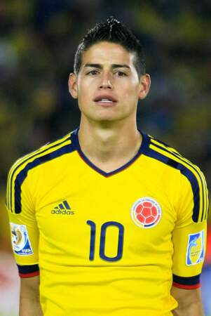 Le footballeur colombien James Rodriguez, 22 ans 