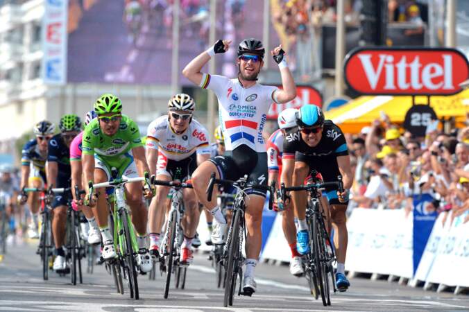 Mark Cavendish a ouvert son compteur de victoires à Marseille