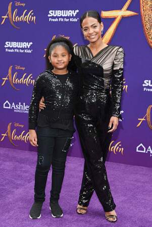 Christina Milian et sa fille Violet Madison Nash