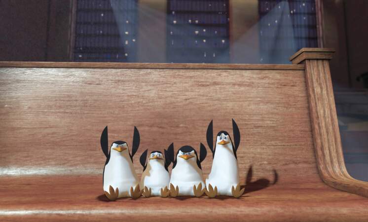 Commandant, Soldat, Kowalski et Dave, les pingouins allumés de Madagascar (2005)