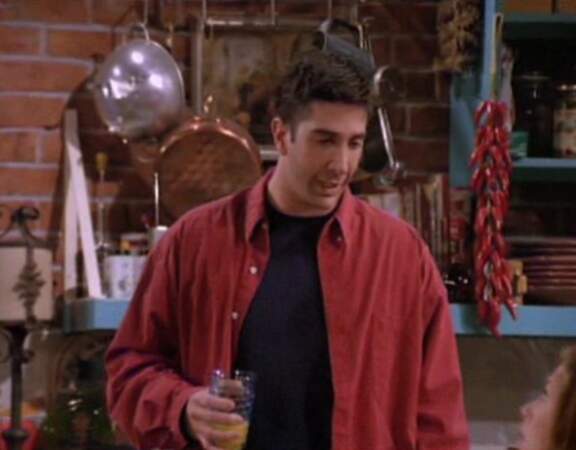 Ross Geller (David Schwimmer) dans l'épisode pilote de Friends. 