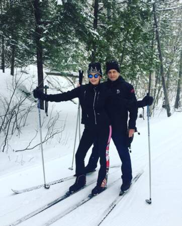 Et chez Michael Douglas et Catherine Zeta-Jones, on fait du ski à deux sinon rien ! 