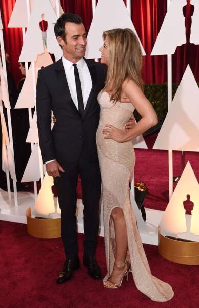 Jennifer Aniston et Justin Theroux, les yeux dans les yeux
