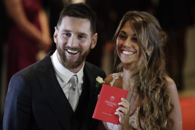 C'est officiel : Antonella et Lionel Messi sont désormais mariés à l'Etat civil