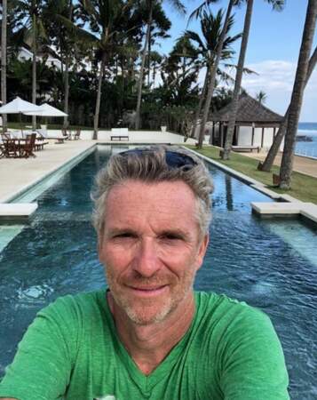 Et que dire de Denis Brogniart, en vacances en famille à Bali ! 