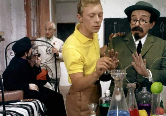 1964 : le même Jean-Pierre Talbot, avec la fameuse chemise jaune de Tintin