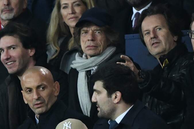 La star des Stones Mick Jagger n'a rien manqué du spectacle