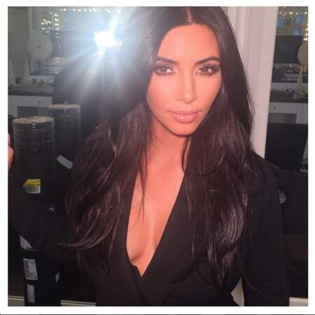 A New York, on a pu découvrir Kim Kardashian particulièrement décolletée 