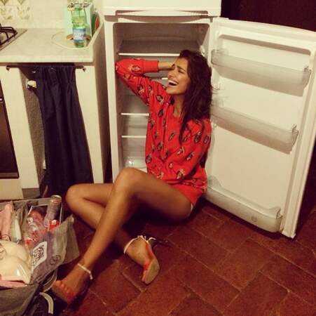 Au secours, Irina Shayk n'a plus rien dans son frigo !