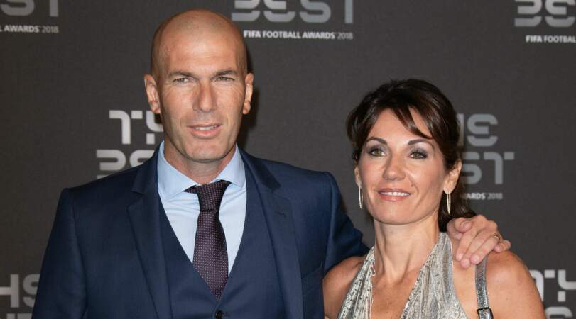 Zinedine Zidane et sa femme Véronique