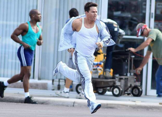 Piquer un petit sprint ? Facile pour Mark Wahlberg... 