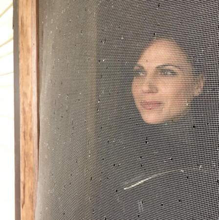 Lana pendant un tournage de la série Once Upon a Time.