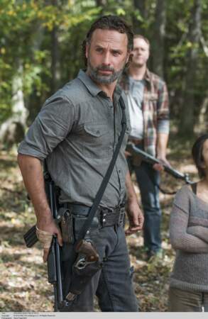 Rick est l'un des héros de la série The Walking Dead 