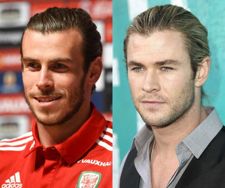 Dans la carrure et la coiffure, le Gallois Gareth Bale pourrait faire penser à Chris Hemsworth