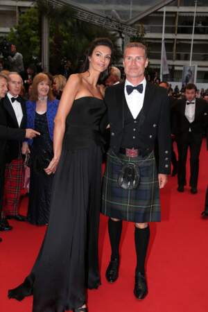David Coulthard avait lui aussi opté pour l'écossais, mais version kilt !