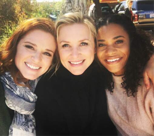Sarah Drew partage l'un de ses derniers déjeuners avec Jessica Capshaw et Kelly McCreary (Maggie)