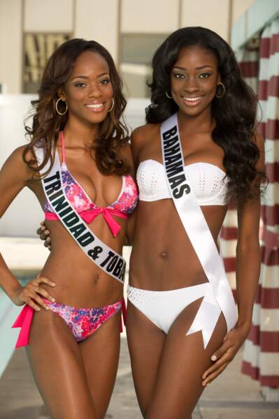 Miss Trinidad et Tobago et Miss Bahamas