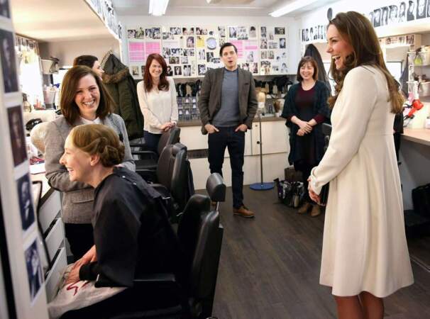 Kate Middleton a assisté à la séance de maquillage de Phyllis Logan alias Elsie Hughes ! 
