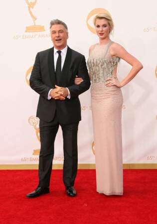Alex et Ireland Baldwin lors des 65e Primetime Emmy Awards à Los Angeles, le 22 septembre 2013