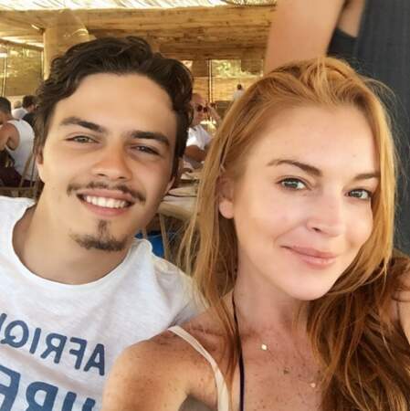 Lindsay Lohan et son compagnon Egor Tarabasov.