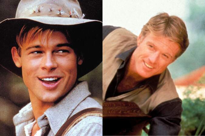 Gueules d'amour : Brad Pitt dans Et au milieu coule une rivière. Robert Redford dans Out of Africa