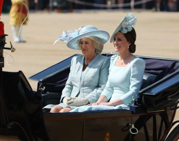 Kate Middleton au côté de Camilla Parker Bowles