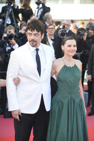 Benicio Del Toro et Virginie Ledoyen à la clôture du Festival de Cannes