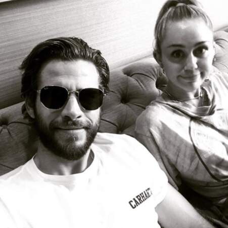 Miley Cyrus et Liam Hemsworth. 