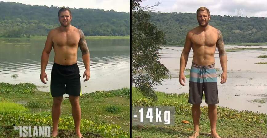 La perte de poids de Julien est impressionnante : moins 14 kilos ! 