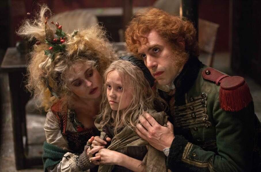 Avec Helena Bonham-Carter dans Les Misérables de Tom Hooper (2012)