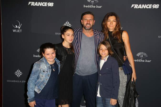 Vincent Candela et sa famille 