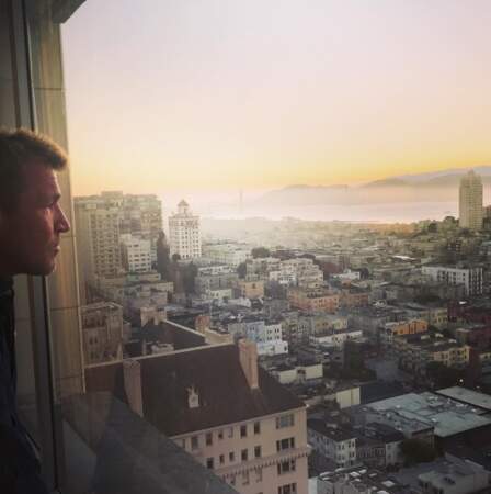 En tout cas, on adore la vue de Benjamin Castaldi à San Francisco. 
