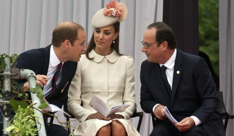 Août 2014, le couple participe aux commémorations de la 1ère Guerre Mondiale aux côtés de François Hollande