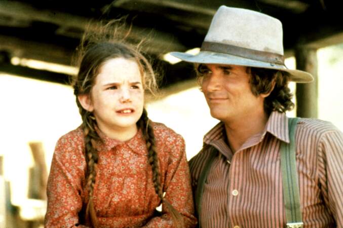 Melissa Gilbert dans La Petite Maison dans la Prairie aux côtés de Michael Landon 