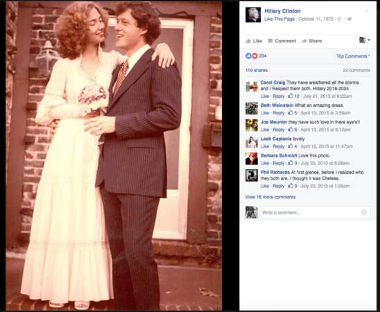 Ils se marient le 11 octobre 1975 dans le salon de leur nouvelle maison