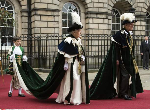 Et on termine par l'Écosse pour la cérémonie de l'Ordre du Chardon, chère à son époux le duc d'Edimbourg