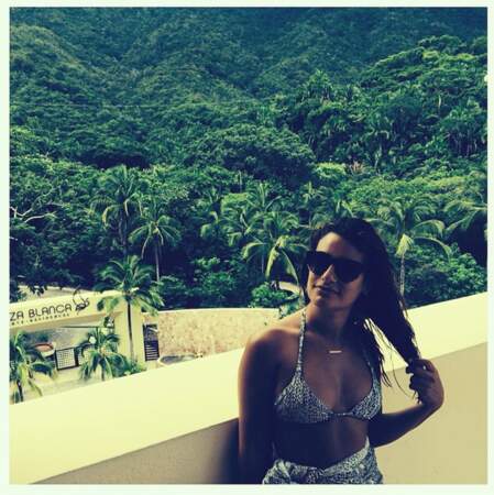 Lea Michele est au Mexique où elle célèbre son anniversaire 