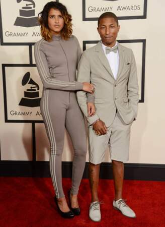 Pharrell Williams est venu aux Grammys en short. Tranquille