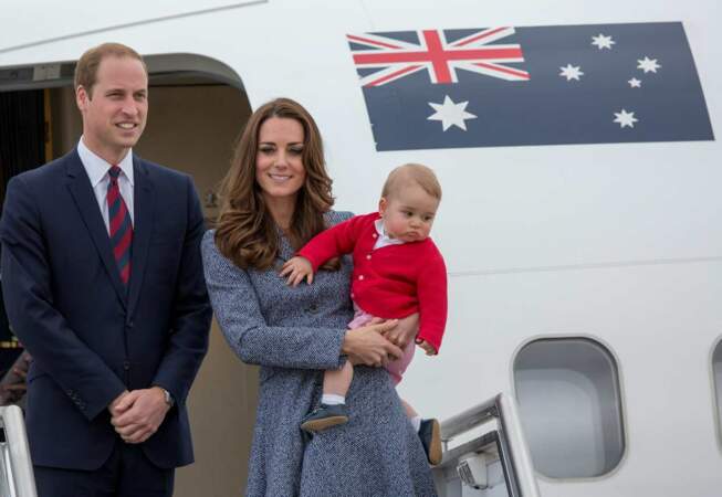 Bébé George a connu cette année ses premiers voyages officiels. Il a conquis l'Australie !