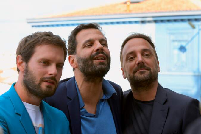 Hugo Becker, Mehdi Nebbou et Louis Julien Petit, trois des membres du jury du Festival