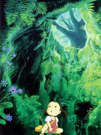 Mon voisin Totoro (1988) : Ici aussi, la nature verdoyante est magnifiée