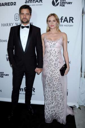 Joshua Jackson et Diane Kruger au gala de l'amfAR