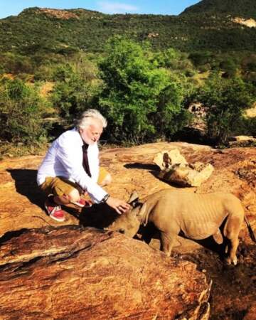 Ou que ces bébés rhinos, rencontrés par Gilbert Rozon au Kenya. 