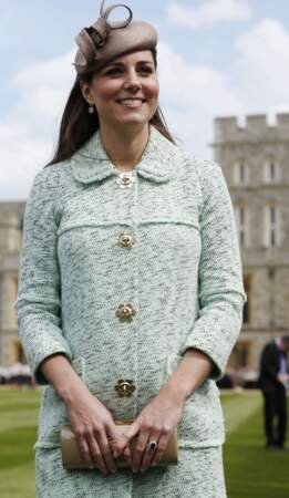 La duchesse de Cambridge, le 21 avril 2013, au château de Windsor. 