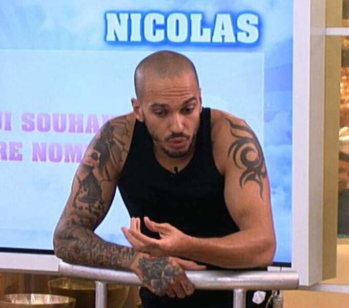 Lors de la dernière saison de Secret Story, on a aussi pu apercevoir les tatouages de Nicolas...