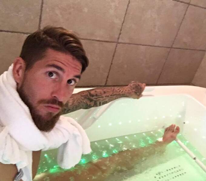 Du côté de Sergio Ramos, le bain d'eau glacée n'aura pas suffi pour battre les Italiens. 