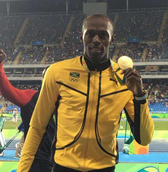 Le roi Usain Bolt a frappé. Au menu, de l'or, de l'or, et encore de l'or 