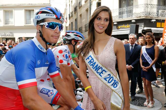 Pendant que les Frenchies du Tour recevaient la visite de Miss France...