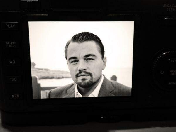 Après Nicole Kidman hier, Nikos a rencontré Leonardo DiCaprio aujourd'hui... (soupir)